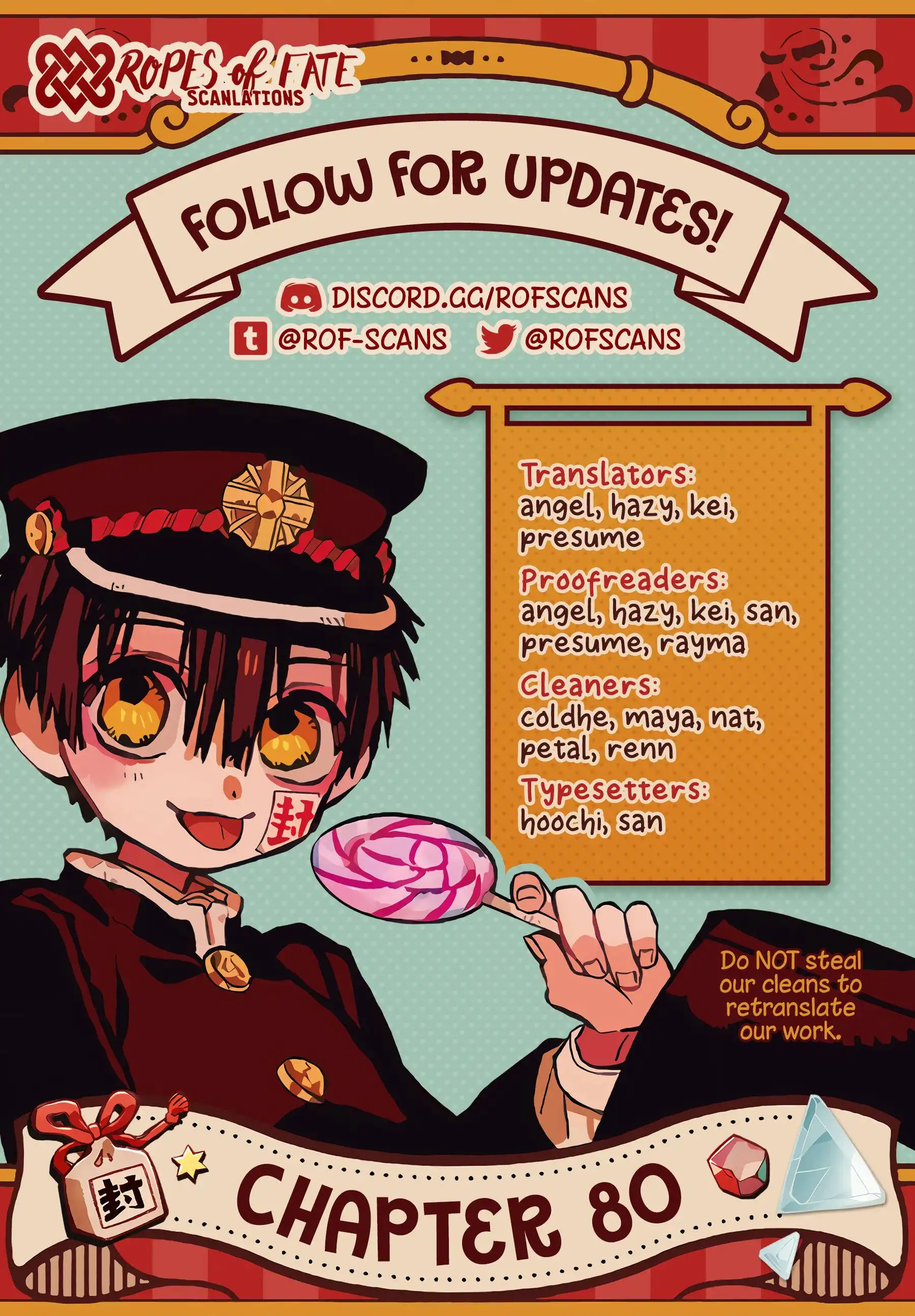 Jibaku Shounen Hanako-kun Chapter 80 1